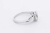 2.8cttw Lab Grown Diamond Ring In 14k White Gold 4.3 Grams Size 7 Eb0526cxzsa