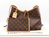 Louis Vuitton Carryall Pm & Pochette In Monogram Coated Canvas Fw0826c4zdu