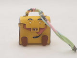 Mini Bag Charm Animated Yellow Aa0825csa