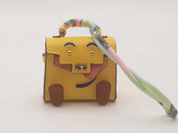 Mini Bag Charm Animated Yellow Aa0825csa