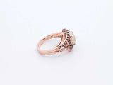 Le Vian Opal & Diamond 14k Strawberry Gold Ring 5.1 Grams Size 7 Fw0225wxzdu