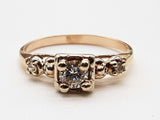 0.22 Cttw Natural Diamonds 14k Two-tone Gold 2.5g Ring Size 5.25 Do0126lrxde