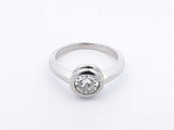 0.50 Cttw Diamond & 950 Platinum Ring 3.5 Grams Size 2.75 Fw1224sxzdu