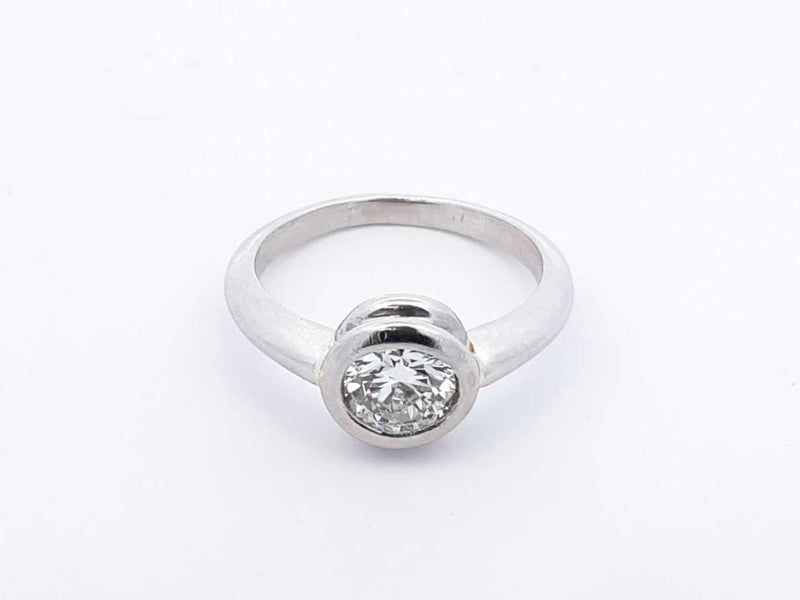 0.50 Cttw Diamond & 950 Platinum Ring 3.5 Grams Size 2.75 Fw1224sxzdu