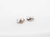 0.50 Cttw Princess-cut Diamond & 14k White Gold Illusion Set Earrings 1.3 Grams Fw0826orxdu