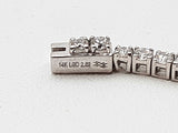 1.76 Cttw Lab Grown Diamonds 14k Wg 3.8g Tennis Bracelet 6.75 In Do0726srxde