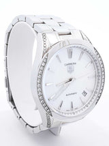 Tag Heuer Carrera Diamond & Stainless Steel 36mm Watch Fw0425lrzxdu