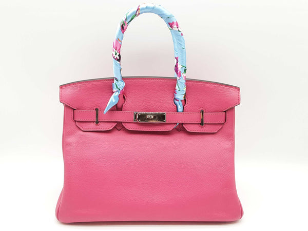 Hermes Birkin 30 Rose Pink Togo Palladium Handbag Dolwxzxde 144010027929