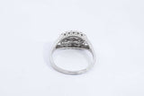 Diamond Approx. 0.27ctw Ring In 14k White Gold 4.7 Grams Size 10 Eb0624oxzdu