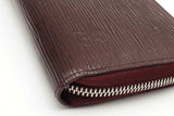 Louis Vuitton Deep Burgundy Epi Electric Leather Zippy Wallet Eb0526ooxsa