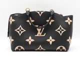 Louis Vuitton Petit Palais In Black & Beige Monogram Empreinte Leather Fw0726lxzxdu