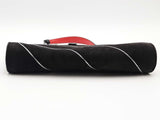 Christian Louboutin Palmette Clutch Bag In Black Suede Aa0526ozxsa