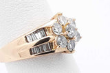 1.04cttw Diamond Ring In 18k Yellow Gold 6.7 Grams Size 6 Eb0526lxxzsa