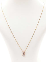 0.72 Cttw Diamond & 14k Two-tone Gold Pendant Necklace 5.4 Grams 22 Inch Fw0726rzxdu
