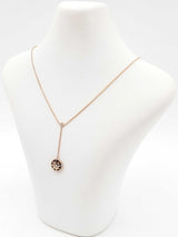 Christian Dior Rose De Vents Necklace In 18k Gold 4.9 Grams 16 Inch Fw0925lxzxdu