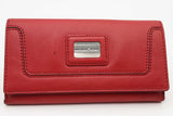 Michael Kors Brookville Red Leather Wallet Eb0326lxsa