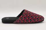 Mcm Cubic Logo Monogram Room Slippers Size 13 Eb1025pxde
