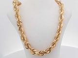 14k Yellow Gold 95.2 Grams Rope Chain 21 In Aa0326przcsa