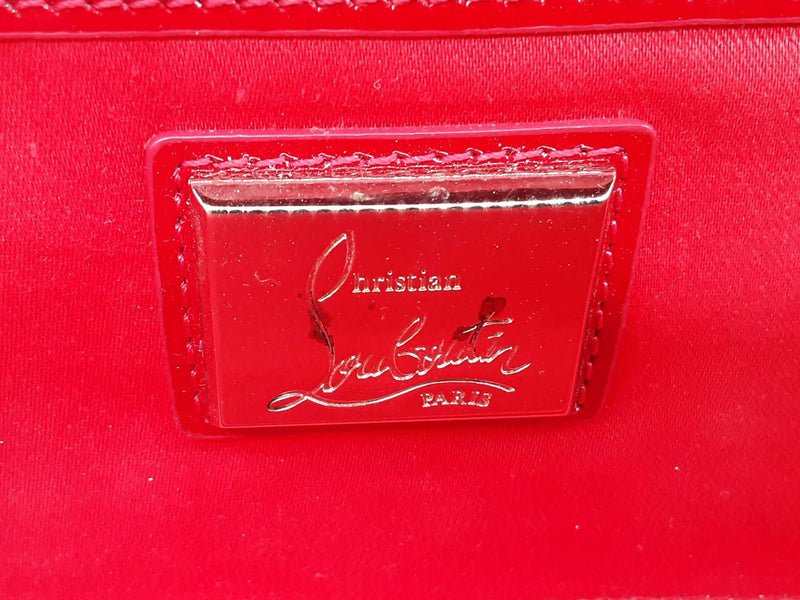 Christian Louboutin So Kate Baguette Red Clutch Sd0725ozxde