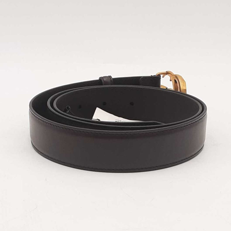 Gucci Gg Marmont Brown Leather Belt Sd0725ozxsa