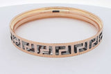 18k Yellow Gold Greek Key Bangle Bracelet 11.3 Grams Eb0626epxsa