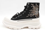 Alexander Mcqueen Crystal Embellished Tread Slick Sneakers Size 39.5 Eb0626rxde