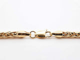 14k Yellow Gold Fox Tail Chain Necklace 10.6 Grams 22 Inch Fw0626irzdu