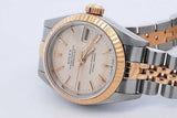 Rolex Oyster Perpetual Datejust 26mm Two Tone Stainless Steel Watch Eb1125owxzdu