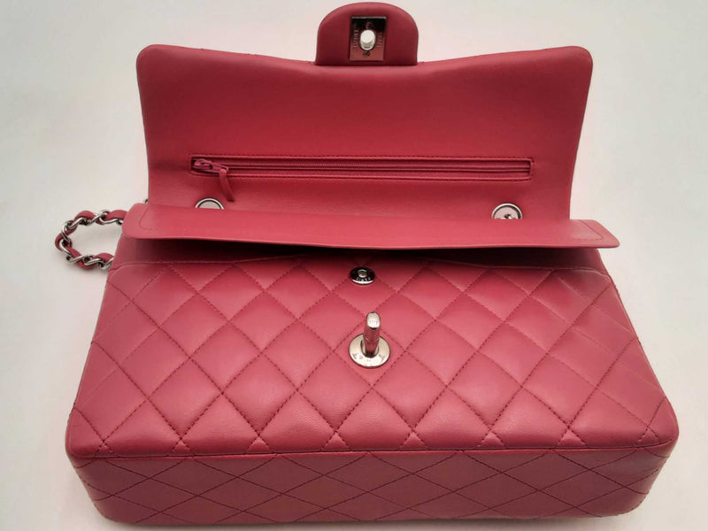 Chanel Medium Double Flap Pink Lambskin Handbag Aa0525wezxsa