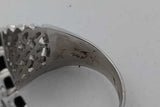 0.54cttw Diamond Shield Ring In 14k White Gold 7.3 Grams Size 7.25 Eb0926pxzsa