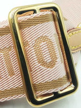 Louis Vuitton "Guitar " Bandoulière Strap In Rose Clair Canvas Fw0626orxdu
