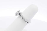 1.18cttw Diamond Wedding Set In 18k White Gold 5 Grams Size 4.75 Eb0825loxzsa