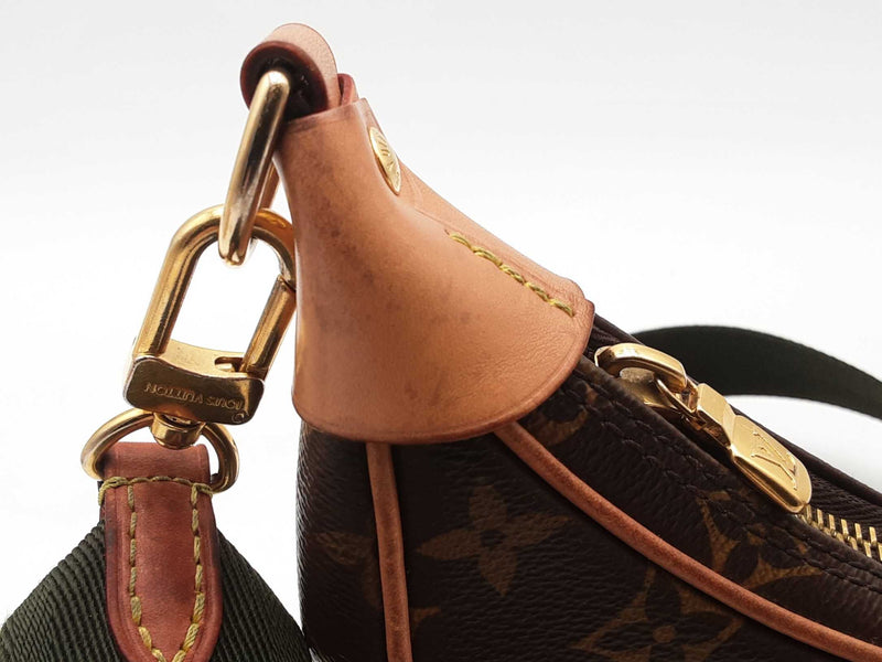 Louis Vuitton Loop Monogram Hobo Brown Handbag Aa0625pxzsa