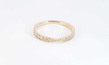 Tiffany & Co. 18k Rose Gold Diamond Harmony Wedding Ring Eblrxzdu 144020008032