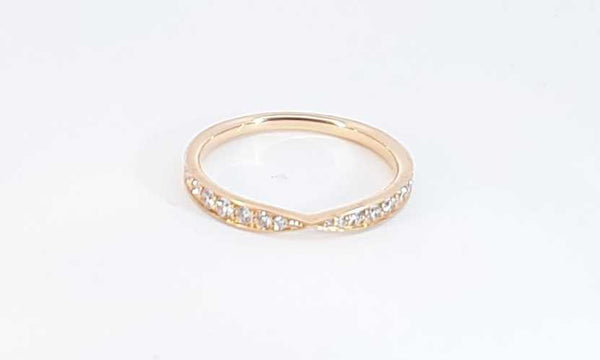 Tiffany & Co. 18k Rose Gold Diamond Harmony Wedding Ring Eblrxzdu 144020008032