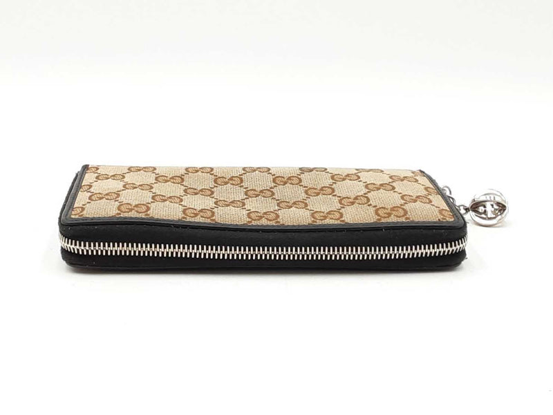 Gucci Twins Gg Monogram Canvas Continental Zip-around Wallet Fw0725orzdu