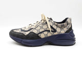 Gucci Rhyton Sneakers In Gg Supreme Monogram Coated Canvas Size 10.5 Men Fw00626lrxdu