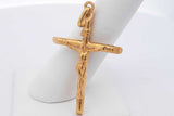 23k Yellow Gold Crucifix Pendant 8.6 Grams Eb0726rxzsa