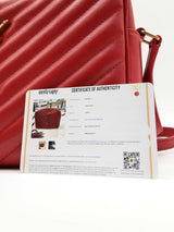 Ysl Saint Laurent Red Leather Lou Camera Bag Sd0626pzxde