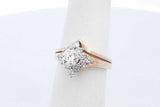 0.76cttw Diamond Ring In 14k Yellow Gold 5.3 Grams Size 5.5 Eb1225lxxzde