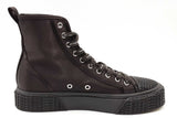 Marc Jacobs The High Top Black Satin Sneakers Size 38 Eb0526rxsa