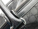 Gucci 339551 Gg Black Canvas Dome Satchel Shoulder Bag Do1225rxde