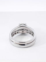 1.96 Ctw Diamond & Gold Soldered Bridal Set 18k Engagement 14k Band Fw0926ozxzdu
