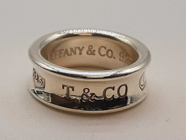 Tiffany & Co 1837 1997 0.925 Sterling Silver 6.9g Ring Size 4.5 Do0425ixde