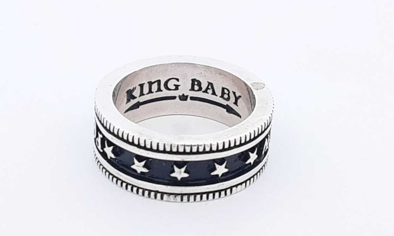 King Baby For The Chosen Few Sterling Silver Ring 15.2 Grams Size 11 Eb0124lxzsa