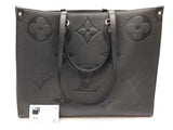 Louis Vuitton On The Go Black Empriente Monogram Leather Tote Bag Do0726oxzxde