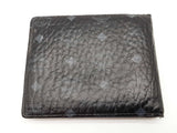 Mcm Black Visetos Coated Canvas Bifold Wallet Do0925oxde