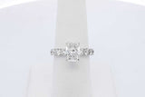 3.69cttw Lab Grown Diamond Ring In 18k White Gold 2.6 Grams Size 7 Eb0526orxdu