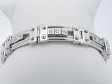 1.20 Cttw Diamond 14k White Gold 67 Grams Bracelet 8 Inches Aa0726pzxzsa