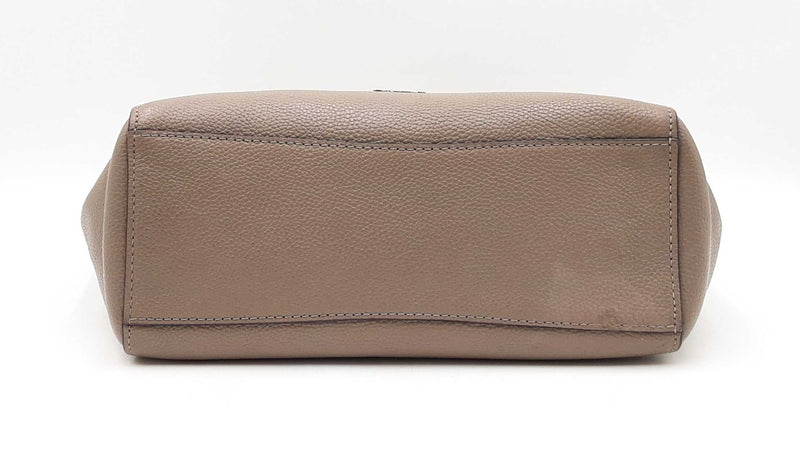 Coach Turnlock Chain Tote In Grey Pebbled Leather Fw0925rzdu